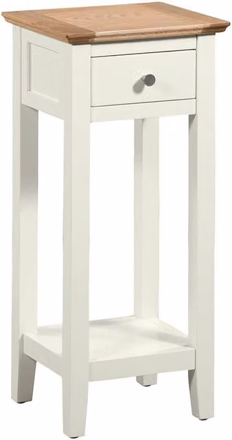 FORGEVIO Small Modern White Lacquered Wood Console Table – 1