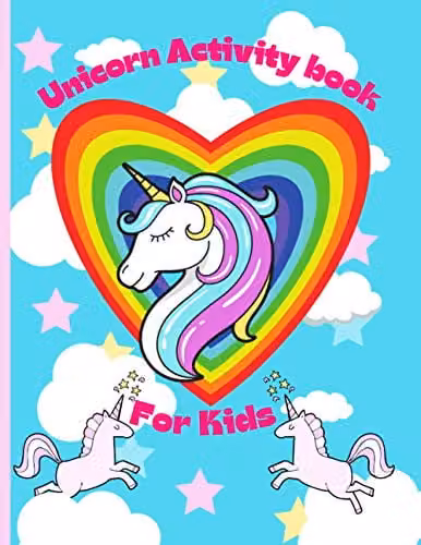 Unicorn Activity Book for Children in Multicolour