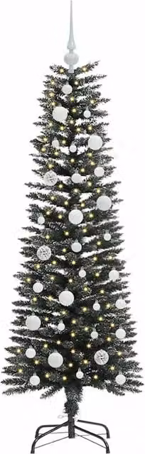 Berkfield Home Elegant Green Artificial Christmas Tree with Stand, H 120 x W 40.5 x D 40.5 cm – 1