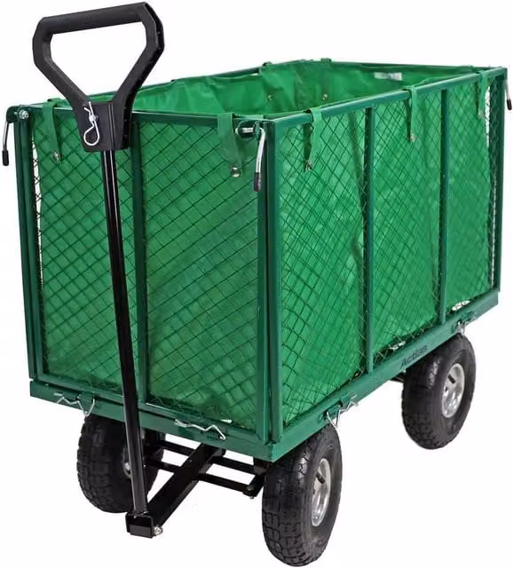 Kelvenix Heavy Duty Garden Cart Trolley in Green – 1