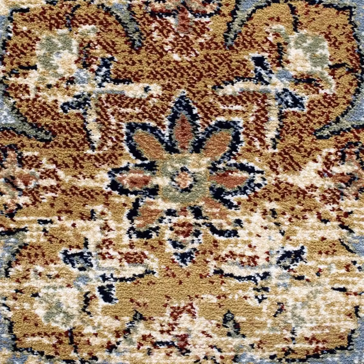 The Rug Shop UK Red Traditional Floral Oriental Machine Woven Area Rug, W: 160 cm, L: 230 cm – 4