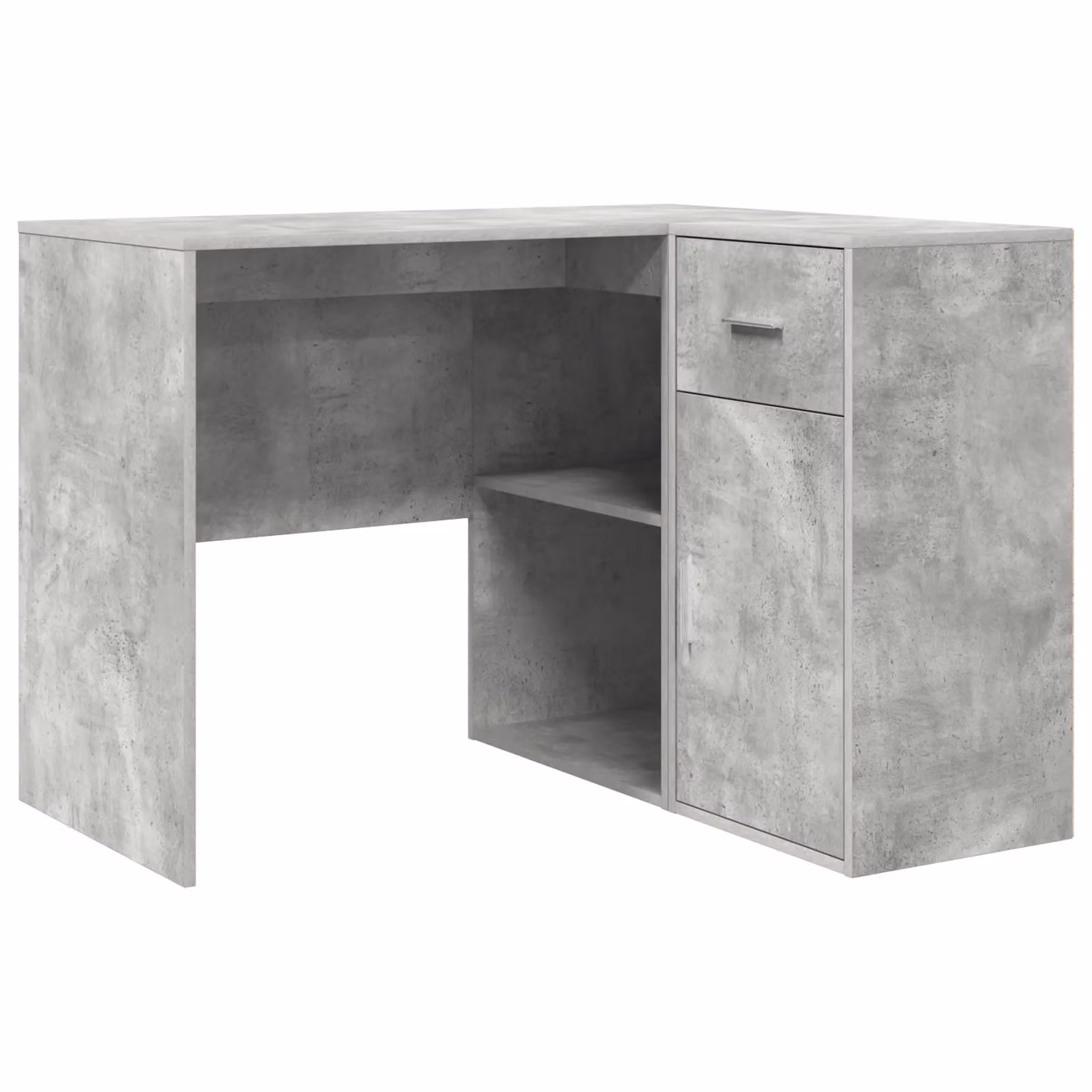 Berkfield Home Modern Corner Desk in Grey, W/D/H: 102 x 88 x 75 cm – 2