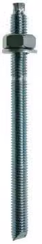 JCP Construction Products J-Fix Galvanised Steel Studs, Silver, M20 x 260 mm, Box of 10 – 2