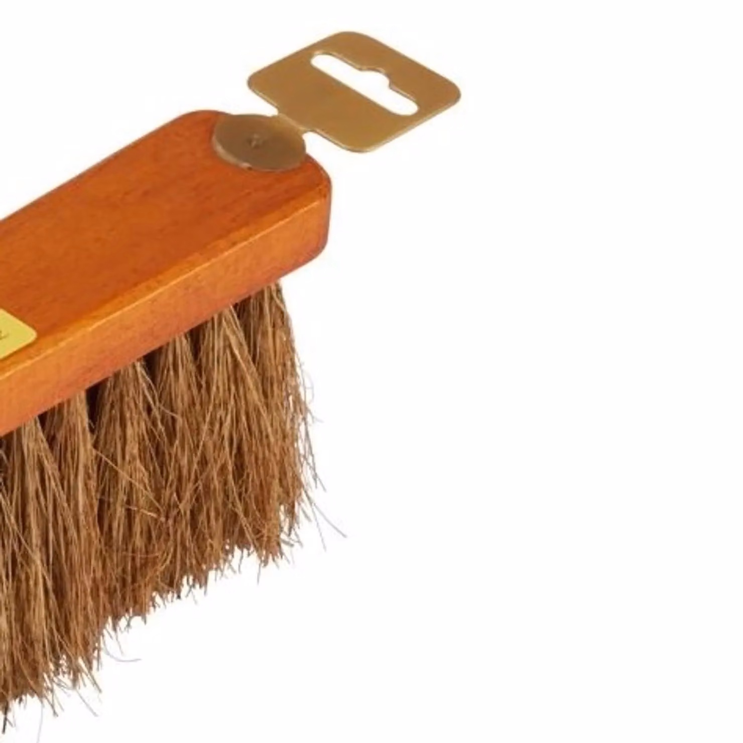 Groundsman Manual Hand Brush in Brown with Wood Handle – 2