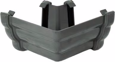 FloPlast Ogee Gutter External Angle 90 Degree Anthracite Grey