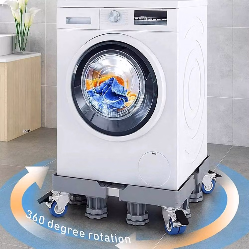 KORVIXA Refrigerator Fridge Freezer Appliance Wheel in Grey, Diameter: 125 mm – 4