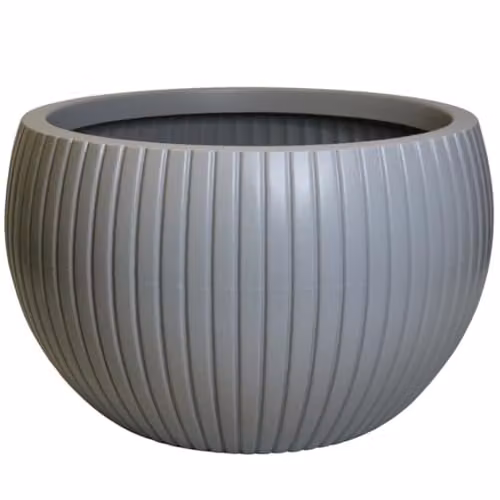 Trifibre Windsor Roto Moulded Planter in Grey Concrete, 83cm