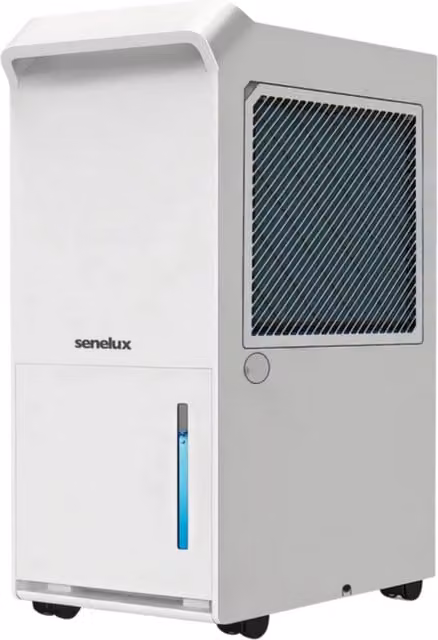 Senelux White Dehumidifier with 25L/Day Capacity and Smart App Control