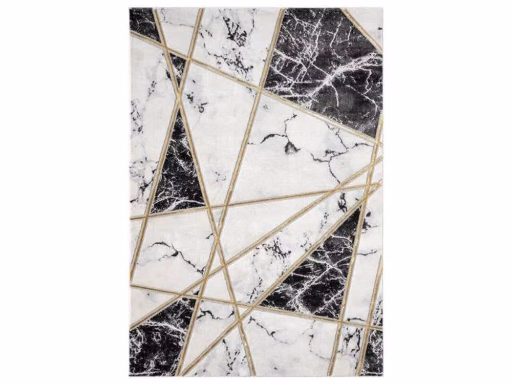 DS Living Carrara Black Rectangular Rug, W: 160 cm, D: 225 cm – 2