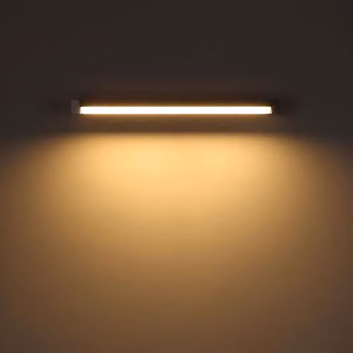 Globo Lighting Susi Integrated LED Wall Lamp in Silver, IP44 Rated, Warm White 3000K – 4