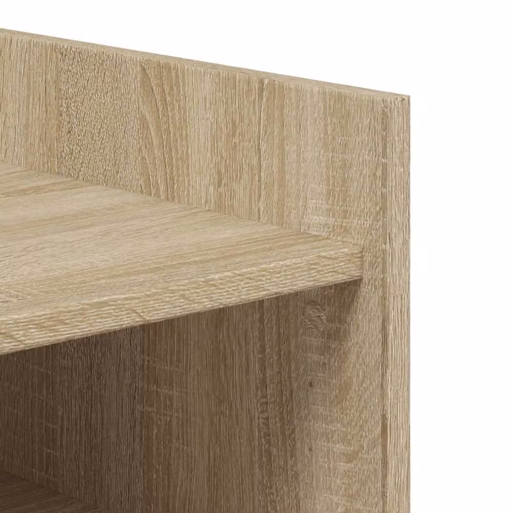 Berkfield Home Sonoma Oak Shoe Cabinet in Light Brown, W/D/H: 52 x 37.5 x 100 cm – 4