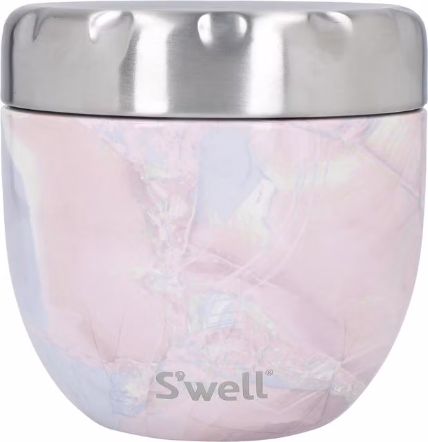 Swell Geode Rose Eats 2-in-1 Food Bowl - Pink