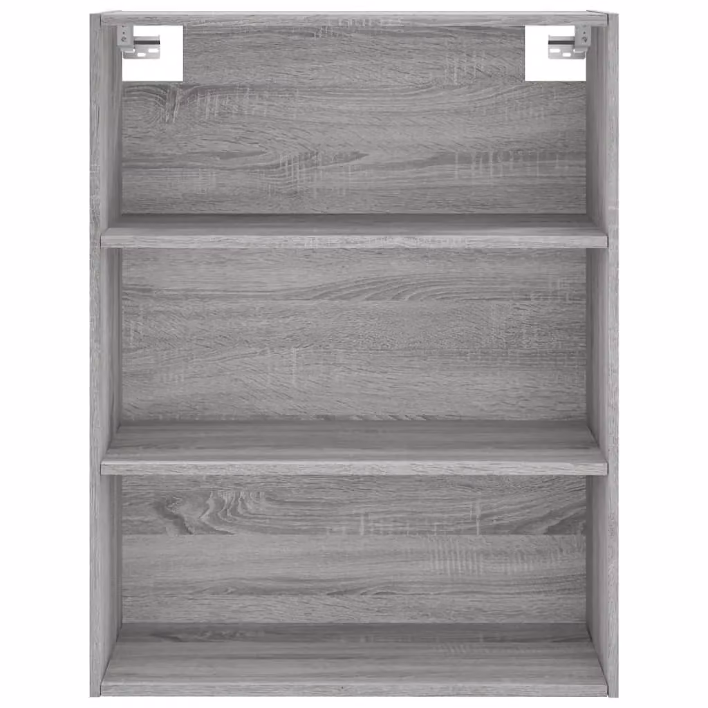 Berkfield Home Modern Grey Highboard with Hinged Doors and Internal Shelves, W/D/H: 69.5 x 34 x 180 cm – 3