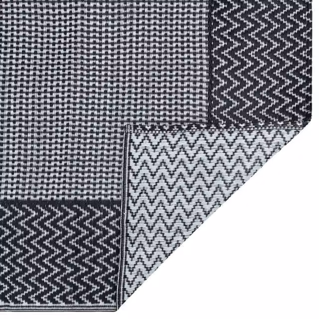 Berkfield Home Grey Herringbone Outdoor Garden Carpet, W: 120 cm, D: 180 cm