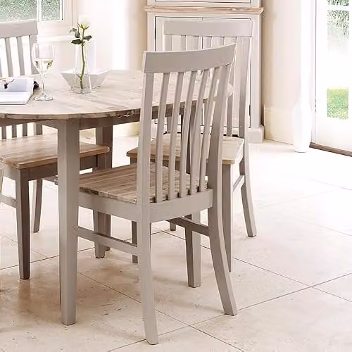 Statement Furniture Florence Highback Dining Chair with Acacia Wood Seat in Truffle – 3
