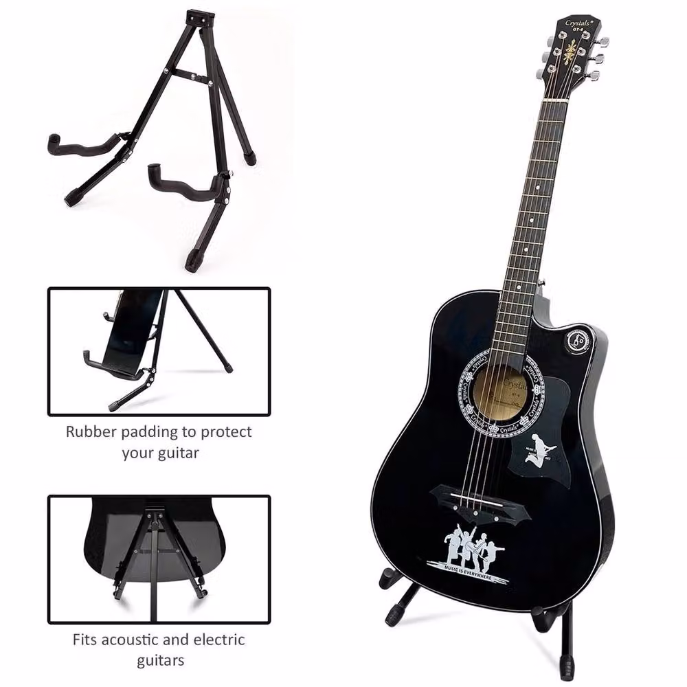 Havendro Black Folding Metal A-Frame Guitar Stand – 2