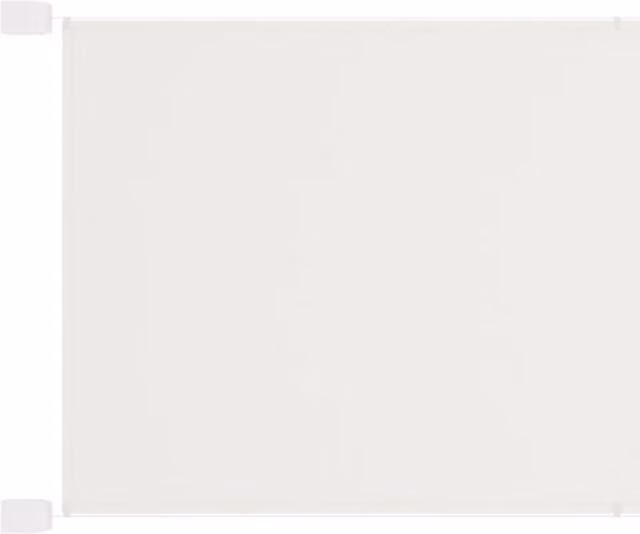Berkfield Home Vertical Awning in White Oxford Fabric, W: 140 cm, D: 600 cm
