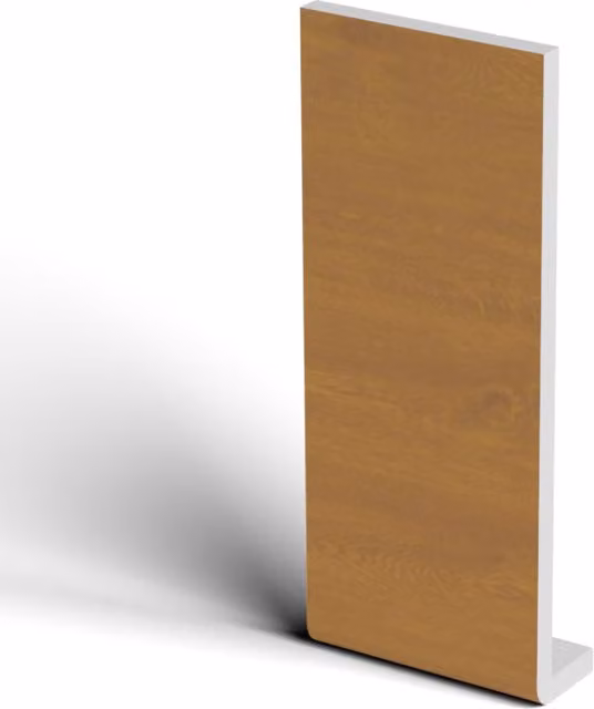 Freefoam Golden Oak Fascia Capping Board, Pack of 2, W/D/H: 25.0 x 0.1 x 500 cm