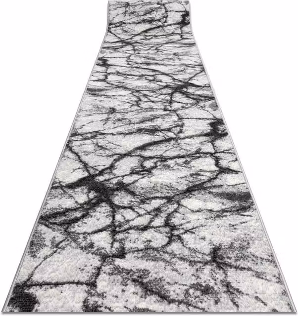 RugsX Bcf Morad Grey Stone Look Runner, W/D: 120 x 140 cm – 1