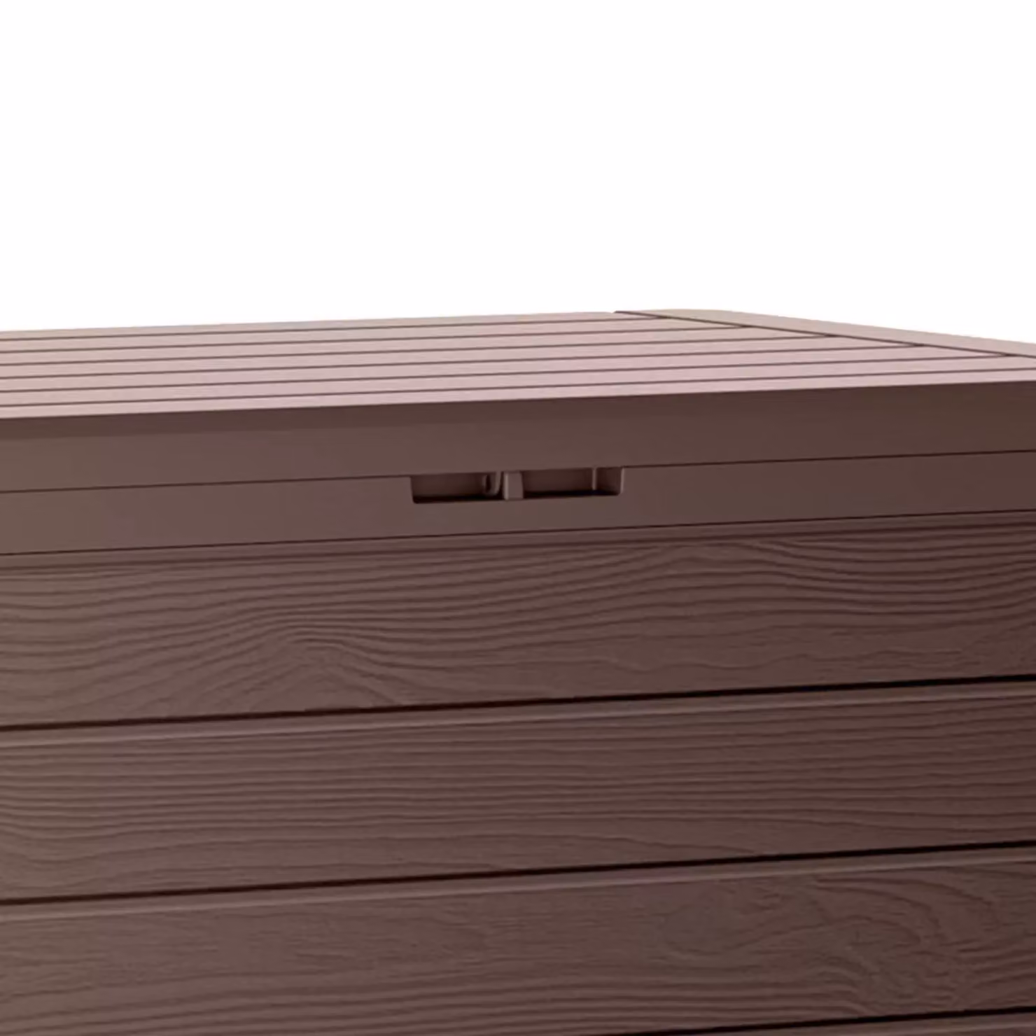 EONLION 190L Plastic Outdoor Storage Box in Brown for Garden, Balcony or Terrace – 3
