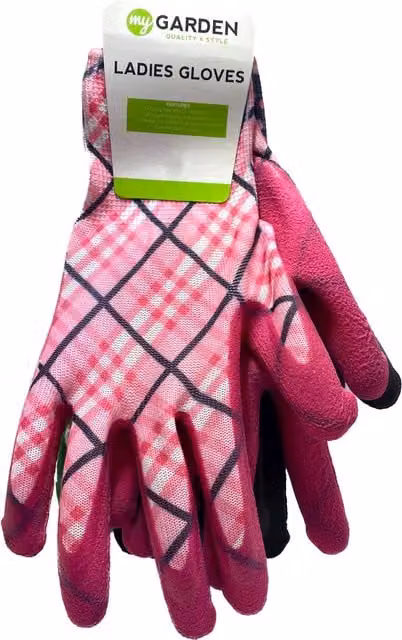 My Garden Pack of Three Ladies Gloves in Pink and Multicolour