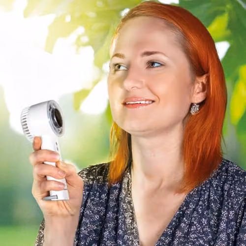 JML Chillmax Chillmate Rechargeable Mini Portable Desk Fan, White – 2