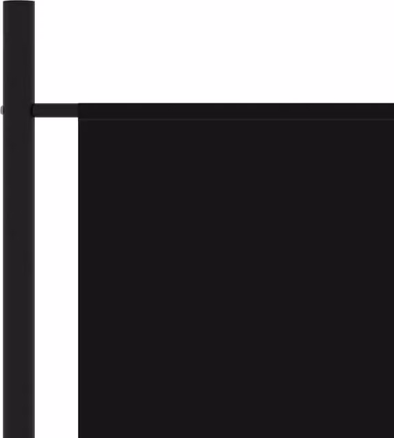 Berkfield Home Durable 1-Panel Room Divider in Black, H 175 cm x W 180 cm