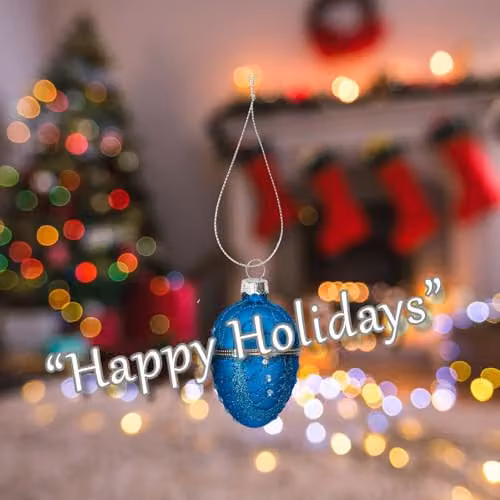 VFM e-Store Blue Glass Oval Egg Christmas Hanging Decoration, H: 11 cm, W: 7 cm – 3
