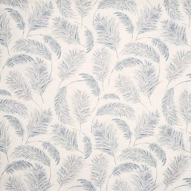 Prestigious Textiles Pampas Grass Fabric in Bluebell