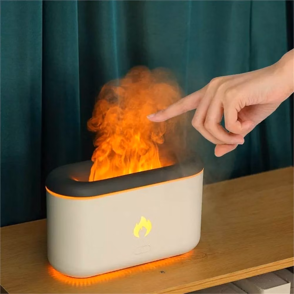 SPETLEK Flame Effect Essential Oil Diffuser in White – 4