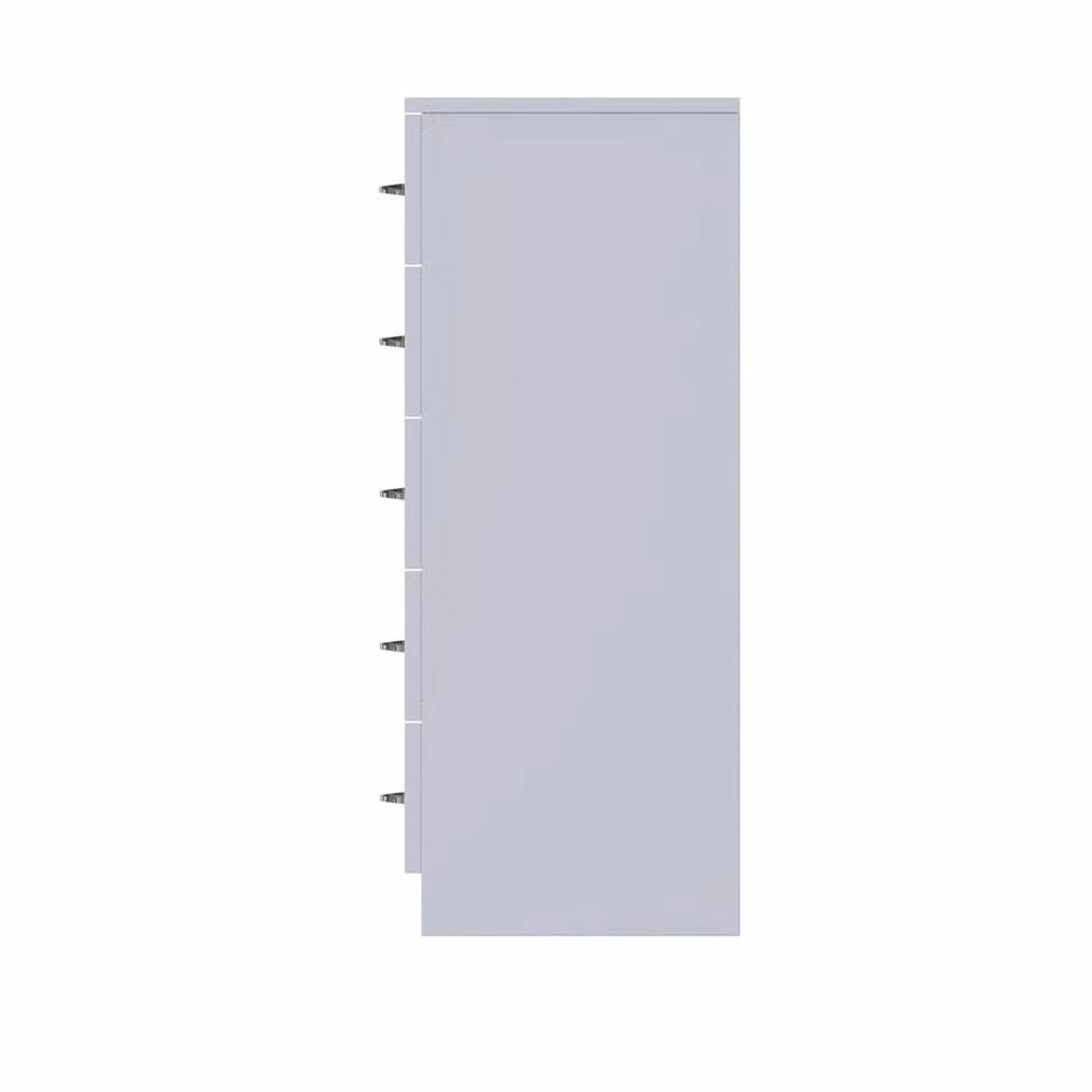 ERGOVEXA Modern Grey Gloss 6 Drawer High Chest of Drawers – 2