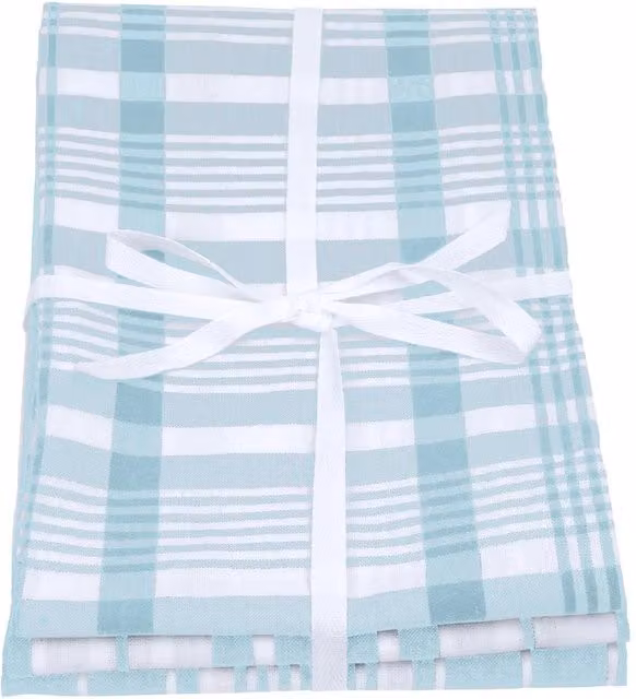Dexam Love Set of 3 Extra-Large Tea Towels in Blue and Multicolour