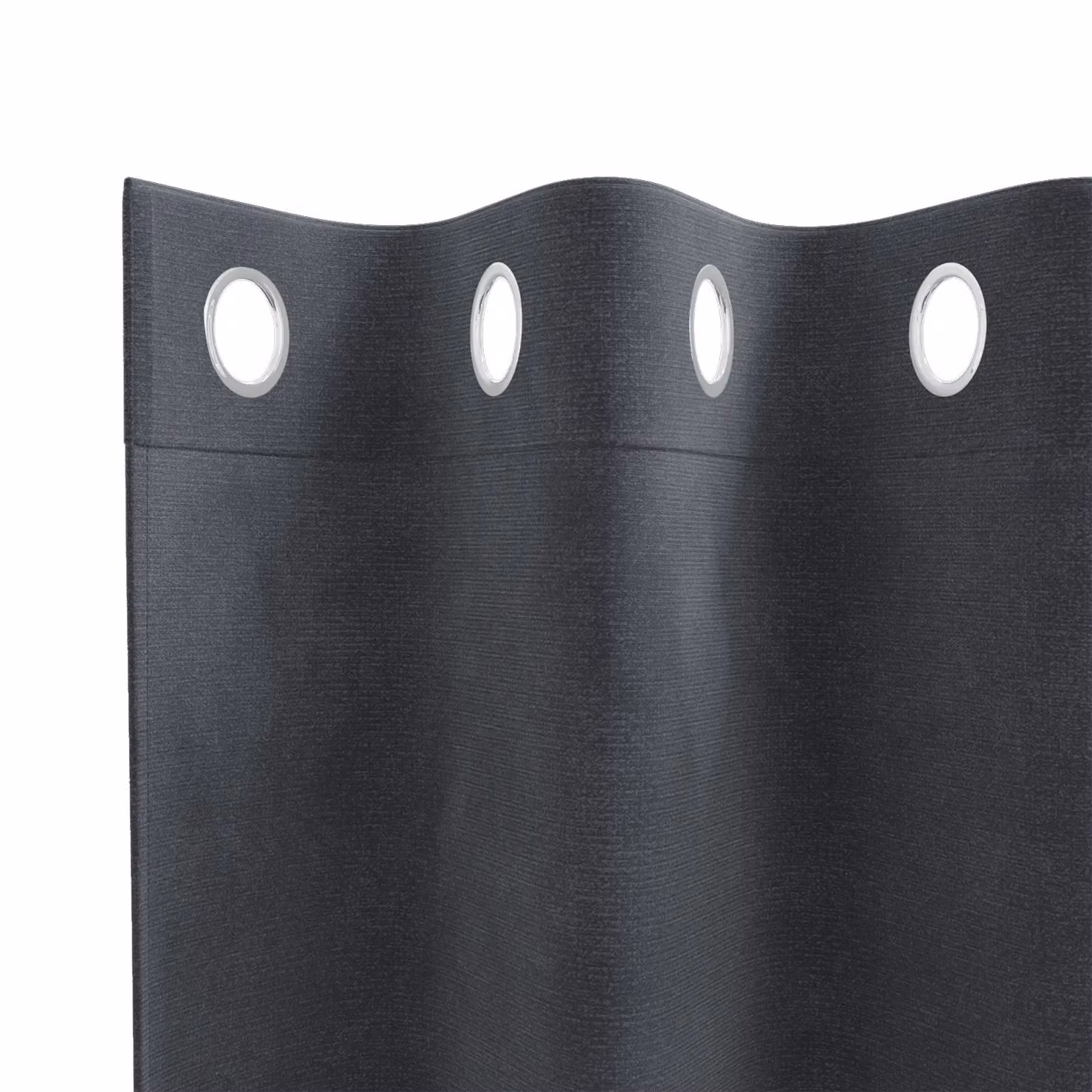 Berkfield Home Blackout Velvet Eyelet Curtains, 2 Pack, Light Grey – 4