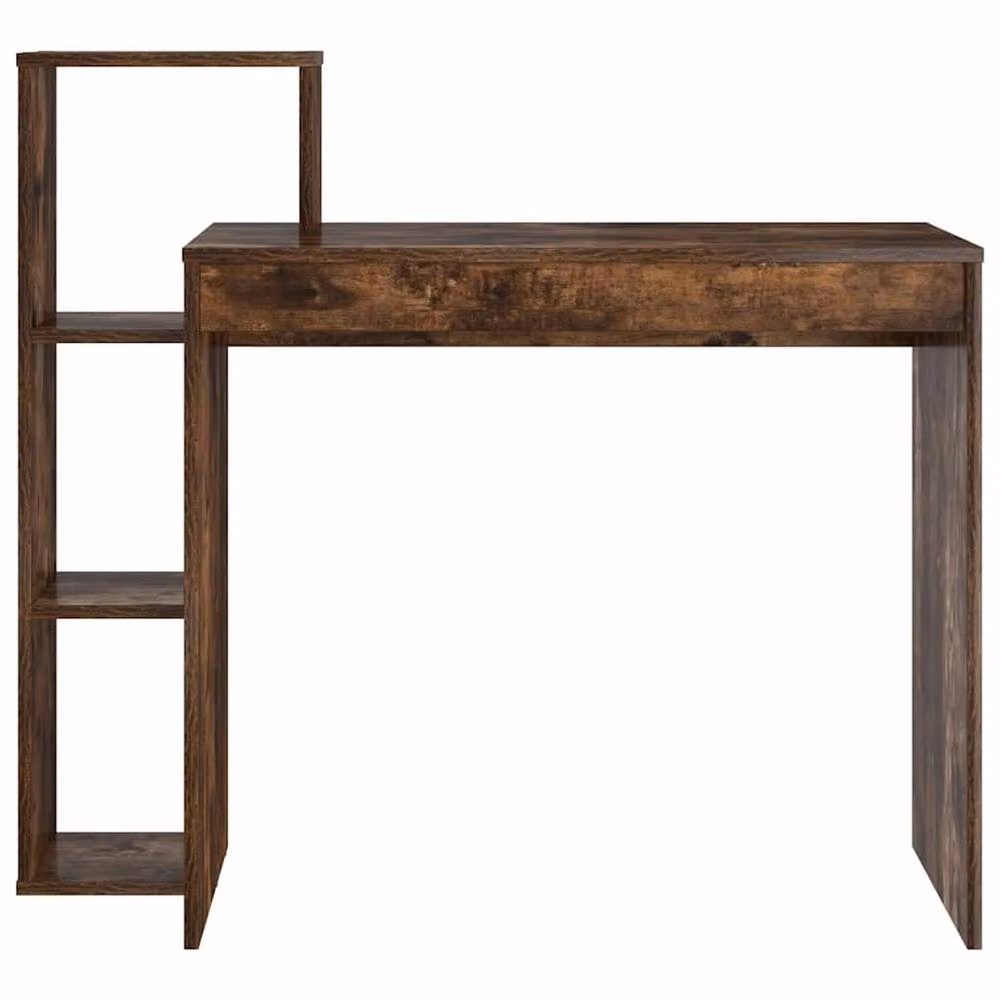 Berkfield Home Elegant Writing Desk in Smoked Oak Brown – 4