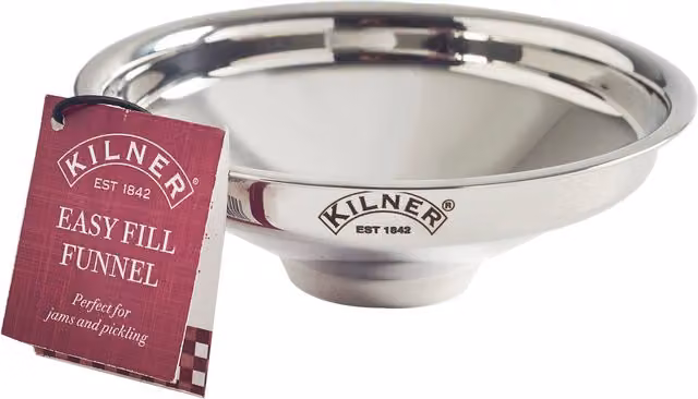 Kilner Easy Jam Funnel in Silver Stainless Steel