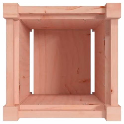 vidaXL Set of 2 Brown Douglas Fir Solid Wood Garden Planter Tubs – 3