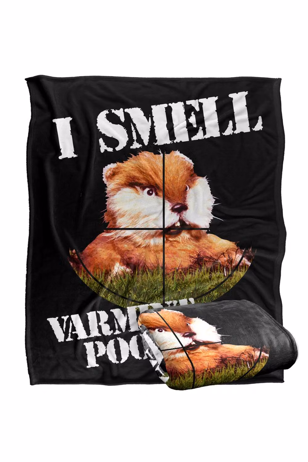 Warner Bros. Caddyshack Varmint Silky Touch Super Soft Fluffy Throw Blanket, Multicolour and Black, Large – 2