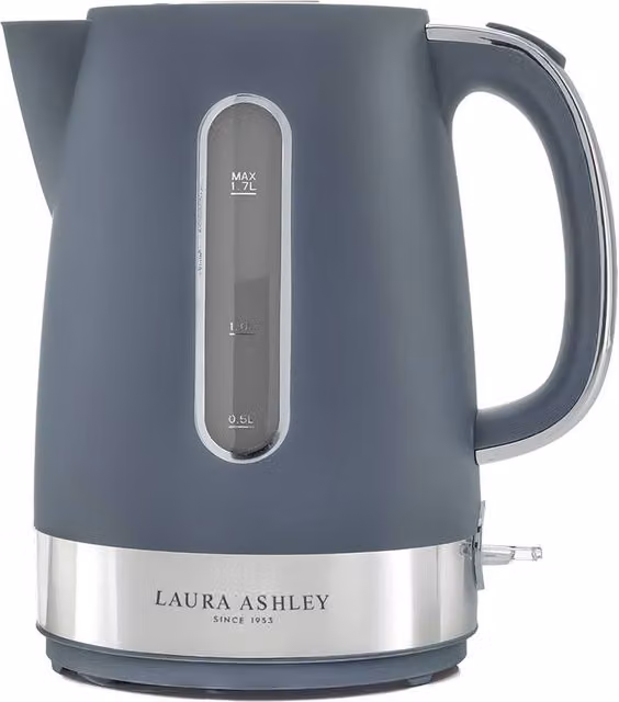 Laura Ashley VQ Stainless Steel Jug Kettle with Limescale Filter and Auto Shut-off, 1.7 l, Blue – 4