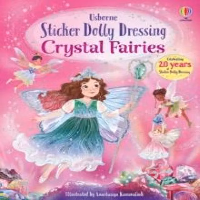 Fiona Watt Sticker Dolly Dressing Crystal Fairies Multicolour Paperback Book by Usborne Publishing Ltd
