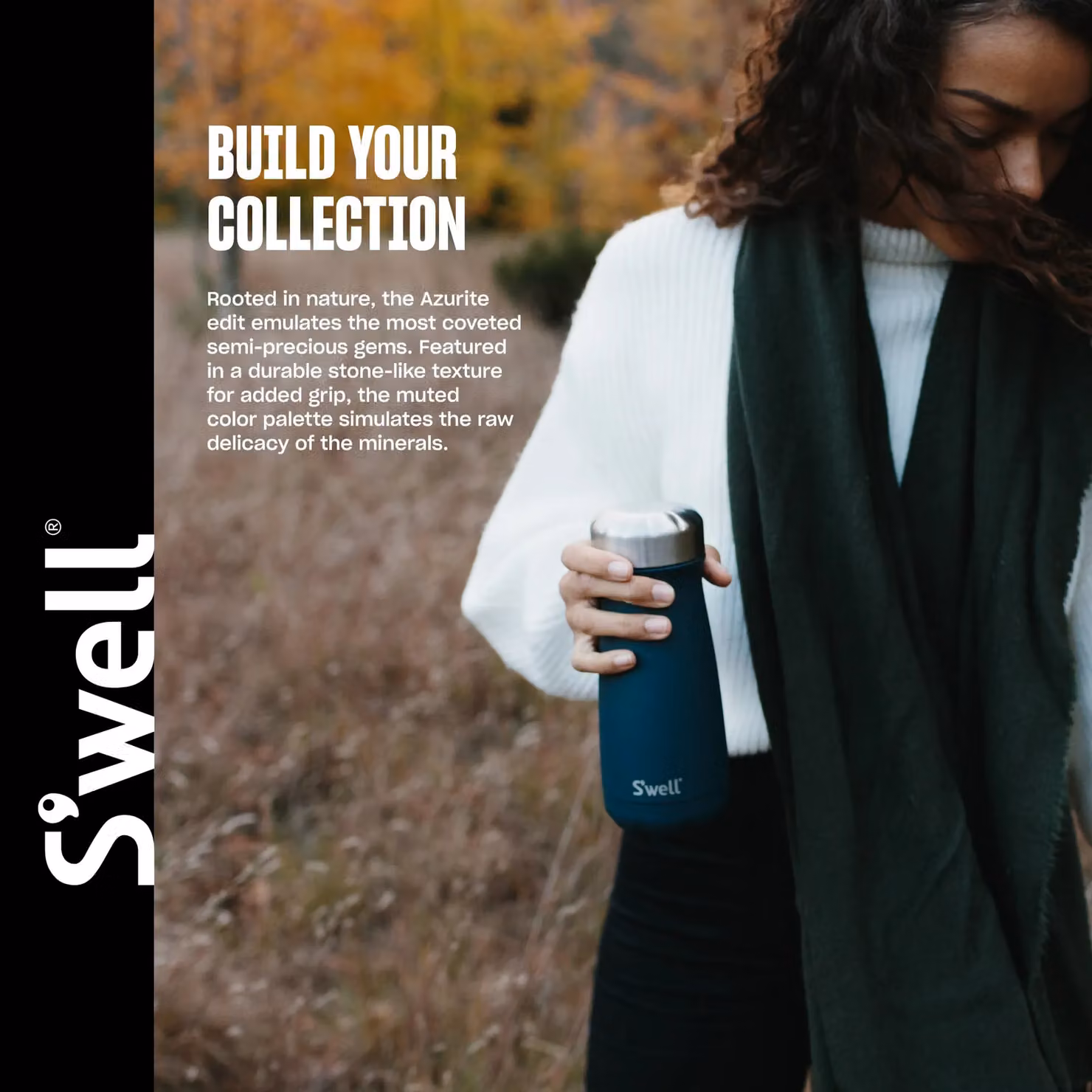 S'well Azurite Stainless Steel Vacuum-Insulated Traveler Mug, Blue, 470ml – 9