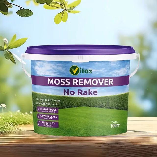 Vitax Moss Killer and 3 Month Slow Release Lawn Feed, 5kg