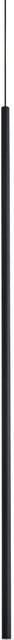 Netlighting Look Slim LED Pendant Ceiling Light, Black, 100 cm, 220 lm, 3000 K