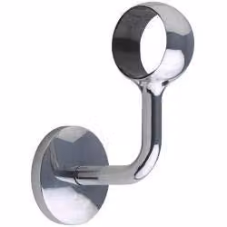 Rothley Wall Mounted Handrail Bracket in Chrome Finish