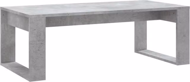 Berkfield Home Concrete Grey Modern Coffee Table, W/D/H: 102 x 50 x 35 cm – 1