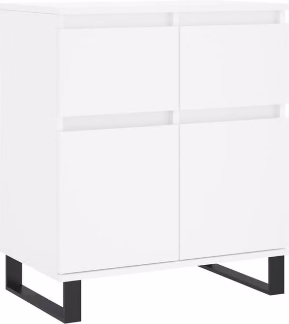 Berkfield Home White Classic Sideboard, W/D/H: 60 x 35 x 70 cm