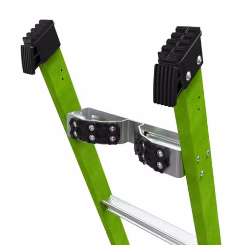 Little Giant King Kombo 6 Tread Industrial Multi-Purpose Fibreglass Ladder in Hi-Viz Green – 3