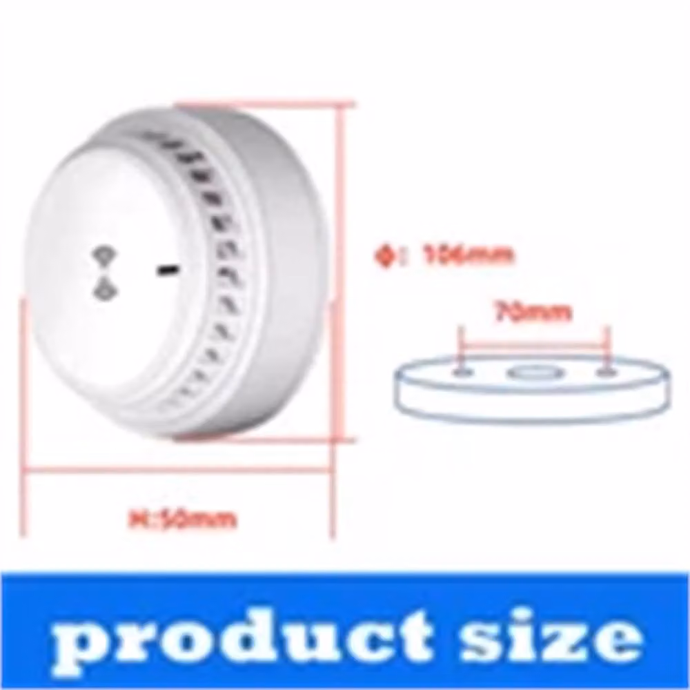 Nordara Battery Operated Smoke Alarms, 2 Pack, White – 2