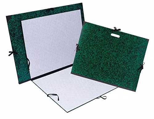 Exacompta Annonay Portfolio Case in Raisin Green, W: 52 cm, H: 72 cm