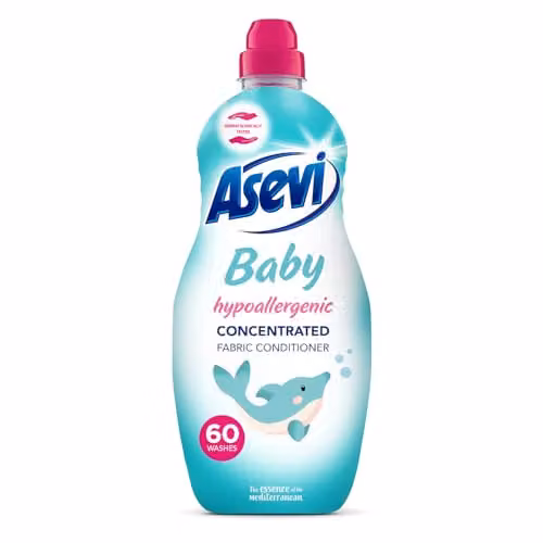 Asevi Baby Fabric Softener, Blue, 1380 ml