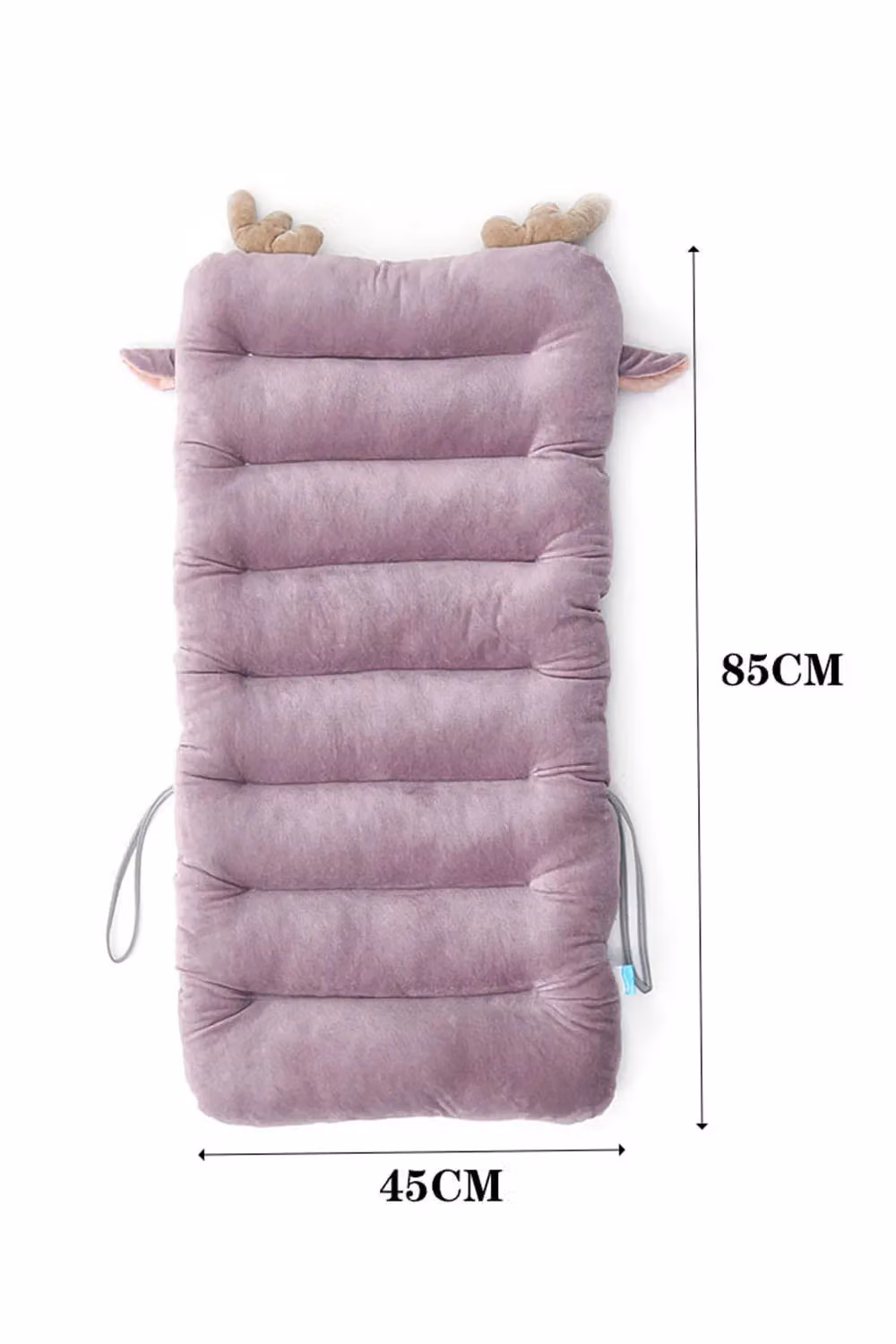 Living and Home Purple Cotton Back and Seat Cushion Set for Adults – 2
